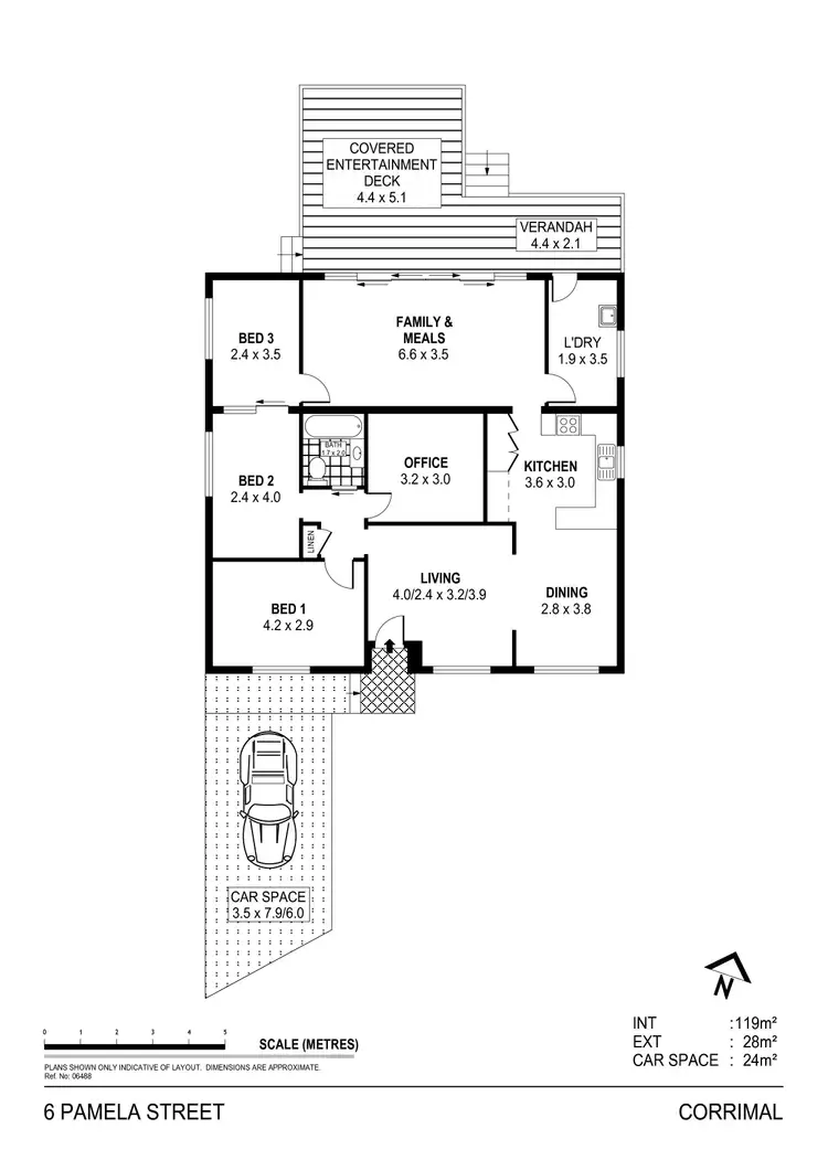 Floorplan of Homely house listing, 6 Pamela Street, Corrimal NSW 2518