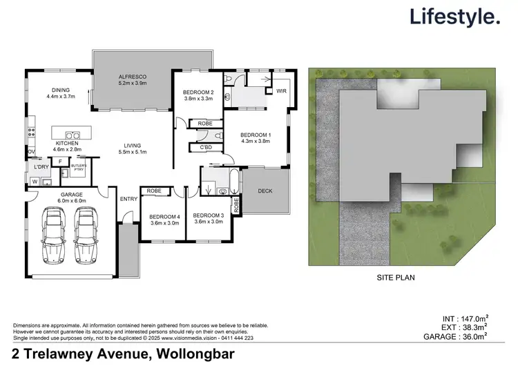 Floorplan of Homely house listing, 2 Trelawney Avenue, Wollongbar NSW 2477