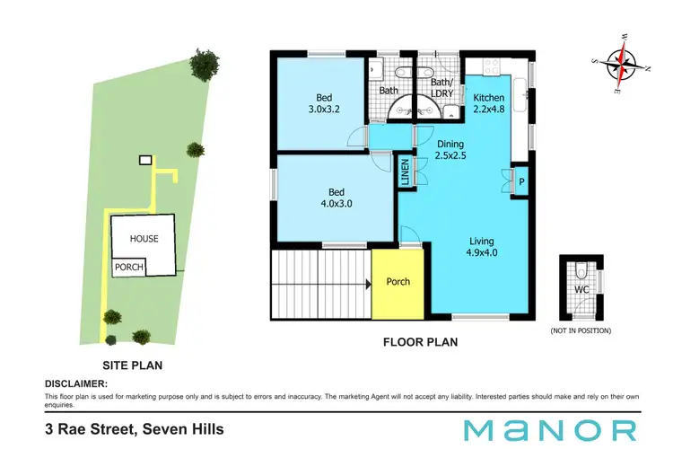 Floorplan of Homely house listing, 3 Rae Street, Seven Hills NSW 2147