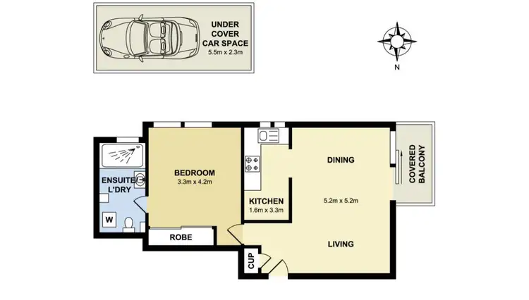 Floorplan of Homely apartment listing, 16/13 Wheatleigh Street, Crows Nest NSW 2065
