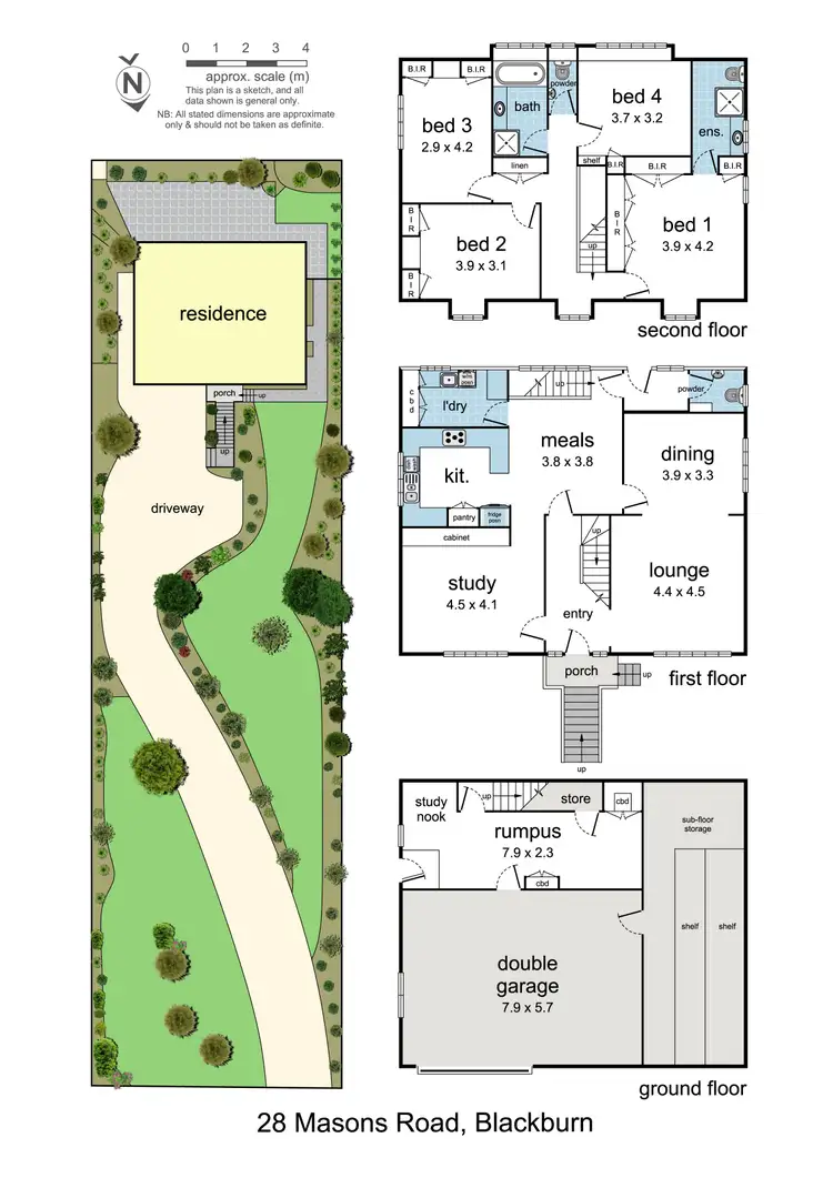 Floorplan of Homely house listing, 28 Masons Road, Blackburn VIC 3130
