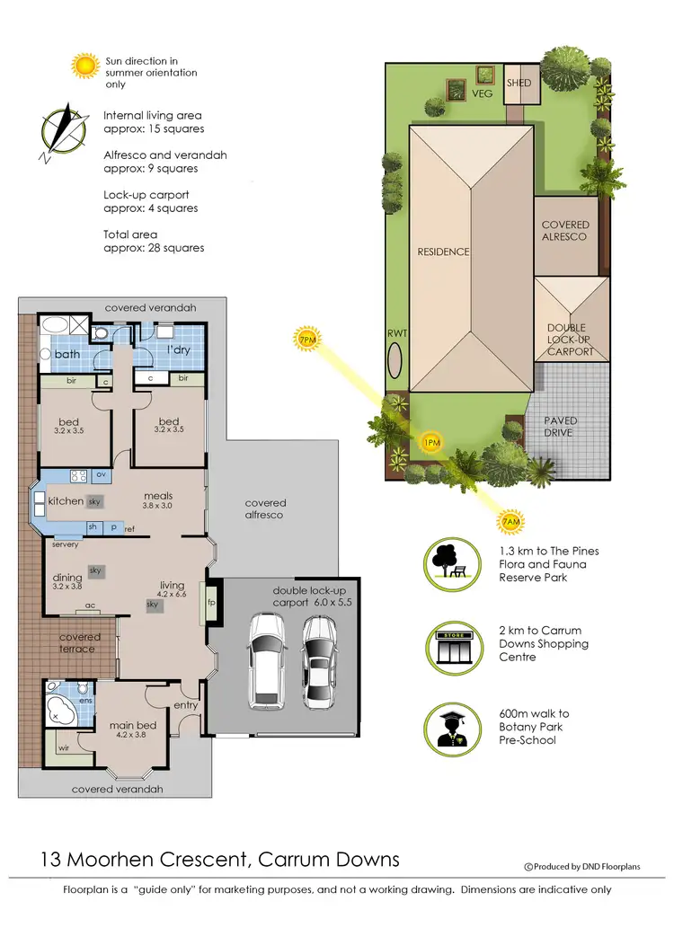 Floorplan of Homely house listing, 13 Moorhen Crescent, Carrum Downs VIC 3201