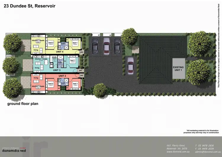 Floorplan of Homely unit listing, 3/23 Dundee Street, Reservoir VIC 3073