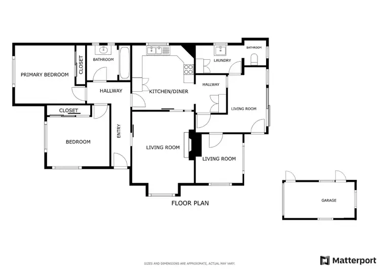 Floorplan of Homely house listing, 77 Edward Street, Orange NSW 2800
