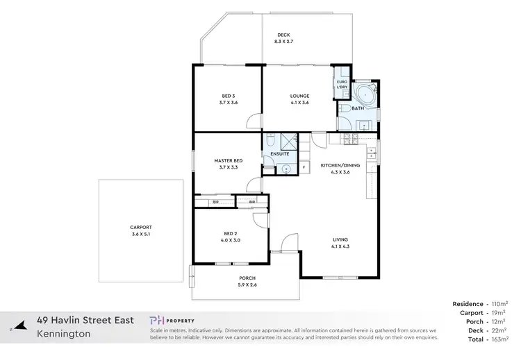 Floorplan of Homely house listing, 49 Havlin Street East, Kennington VIC 3550