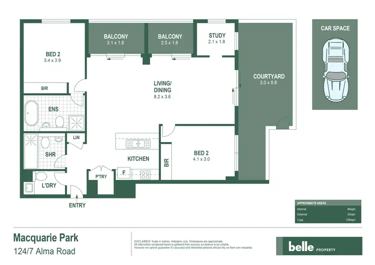 Floorplan of Homely apartment listing, 124/7 Alma Road, Macquarie Park NSW 2113