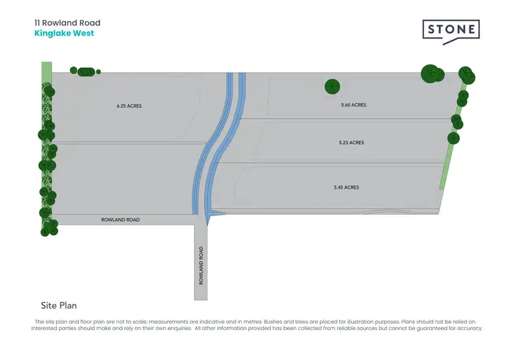 Floorplan of Homely land listing, 11 Rowland Road, Kinglake West VIC 3757
