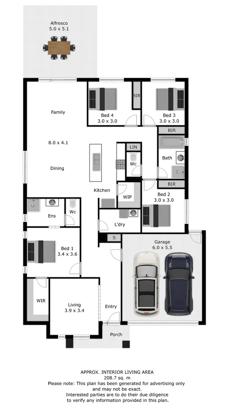 Floorplan of Homely house listing, 71 Highcliffe Road, Leneva VIC 3691
