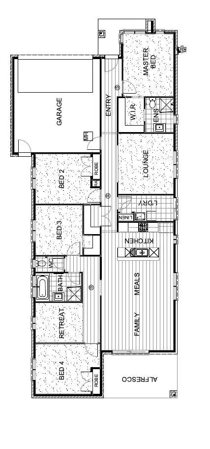 Floorplan of Homely house listing, 10 Perch Street, Beveridge VIC 3753