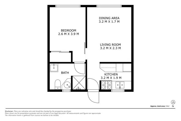 Floorplan of Homely unit listing, 18/2 Donald Road, Queanbeyan NSW 2620
