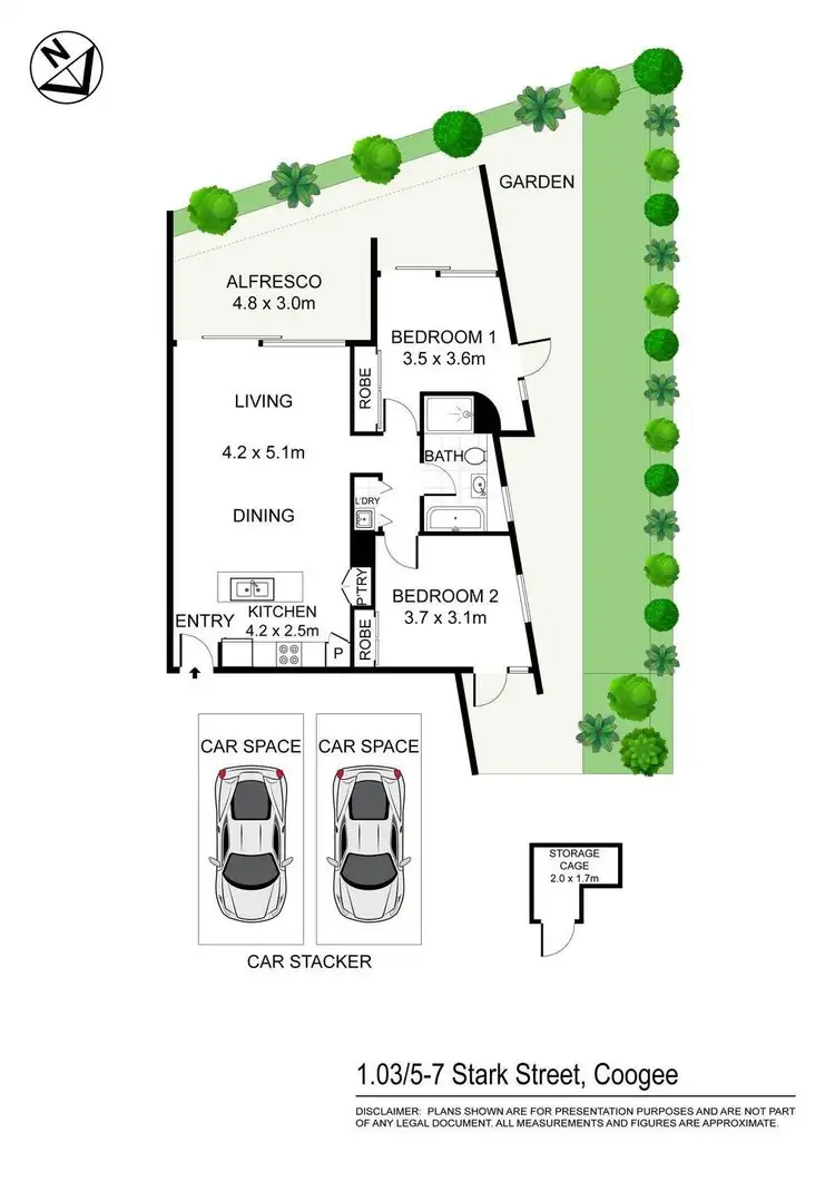 Floorplan of Homely apartment listing, 103/5 Stark Street, Coogee NSW 2034