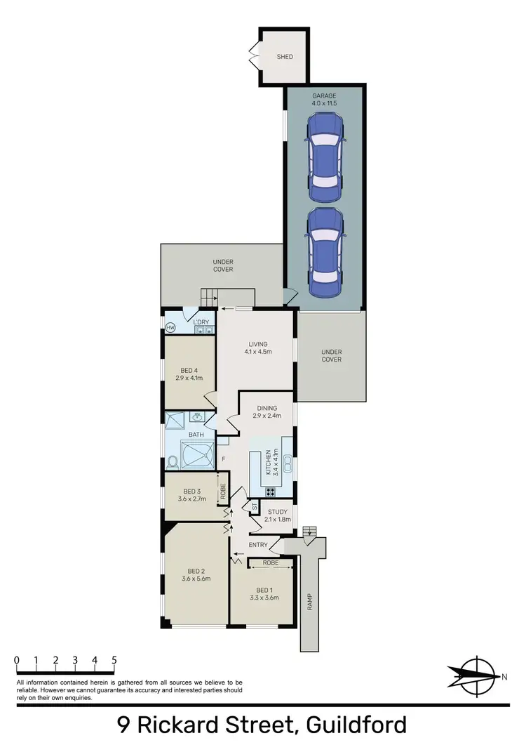 Floorplan of Homely house listing, 9 Rickard Street, Guildford NSW 2161