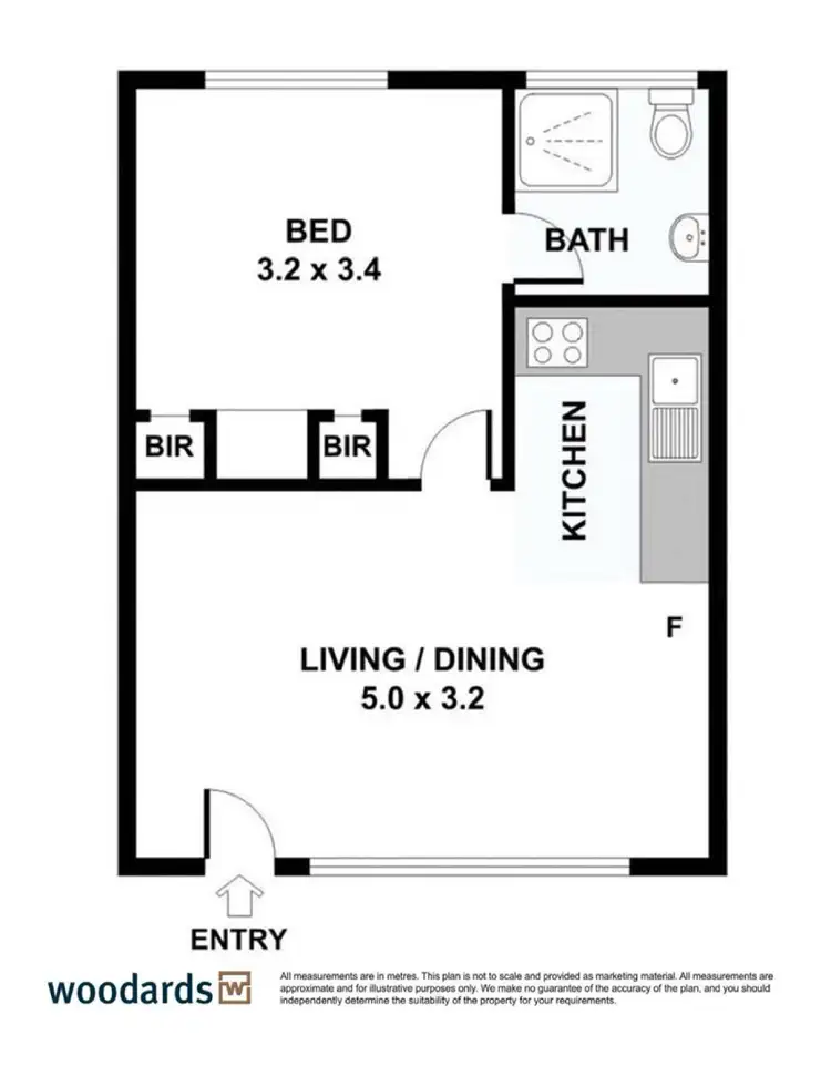 Floorplan of Homely apartment listing, 15/9 South Terrace, Clifton Hill VIC 3068
