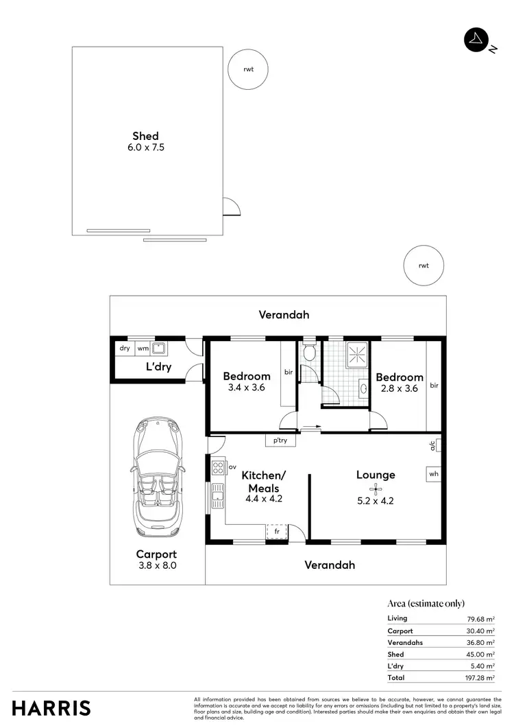 Floorplan of Homely house listing, 5 Francis Avenue, Point Turton SA 5575