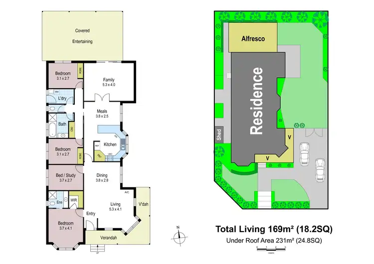 Floorplan of Homely house listing, 1 Davey Drive, Drouin VIC 3818