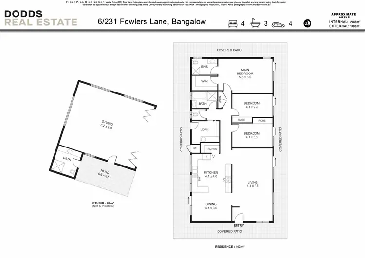 Floorplan of Homely house listing, 6/231 Fowlers Lane, Bangalow NSW 2479
