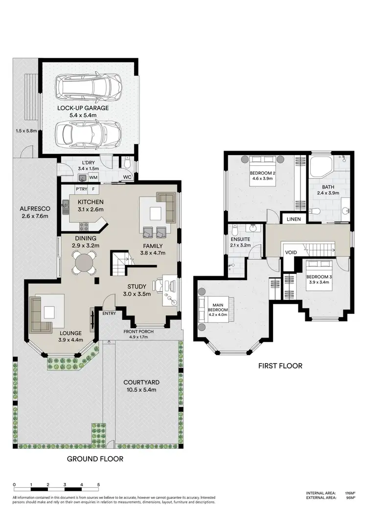 Floorplan of Homely townhouse listing, 1/76 Vega Street, Revesby NSW 2212