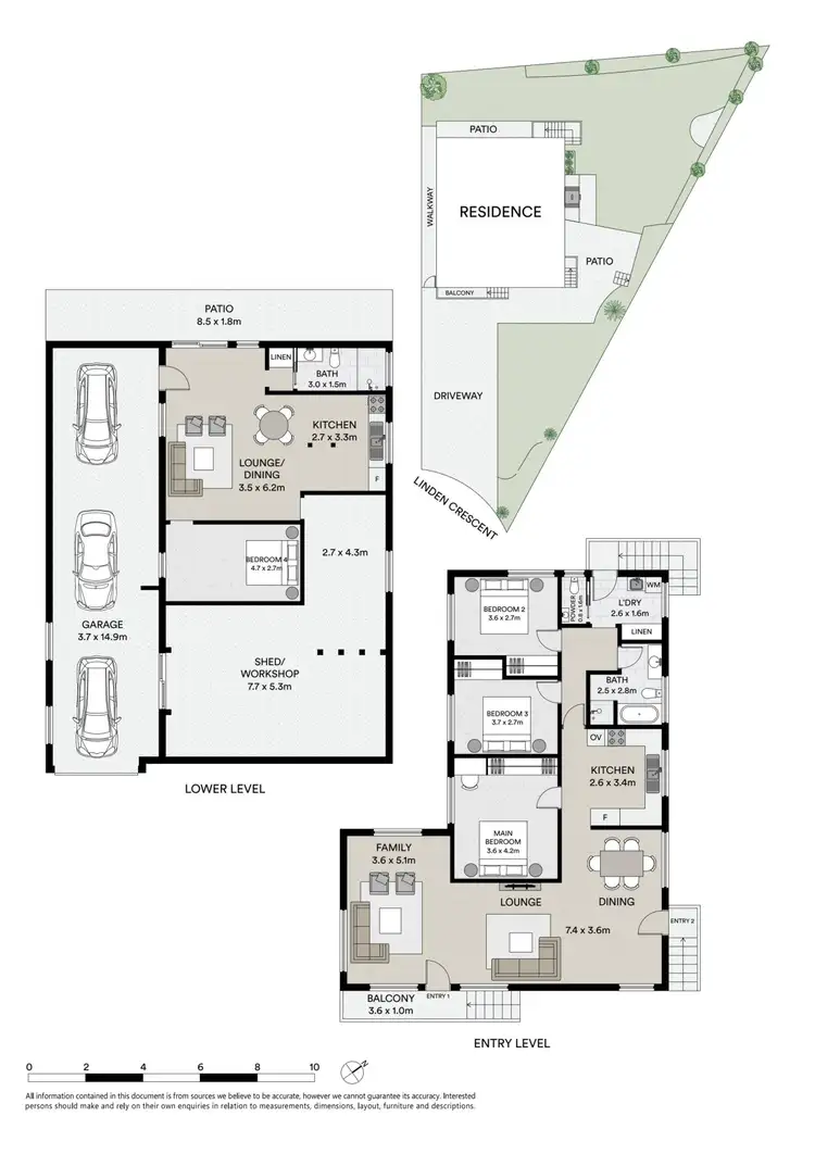 Floorplan of Homely house listing, 18 Linden Crescent, Lugarno NSW 2210