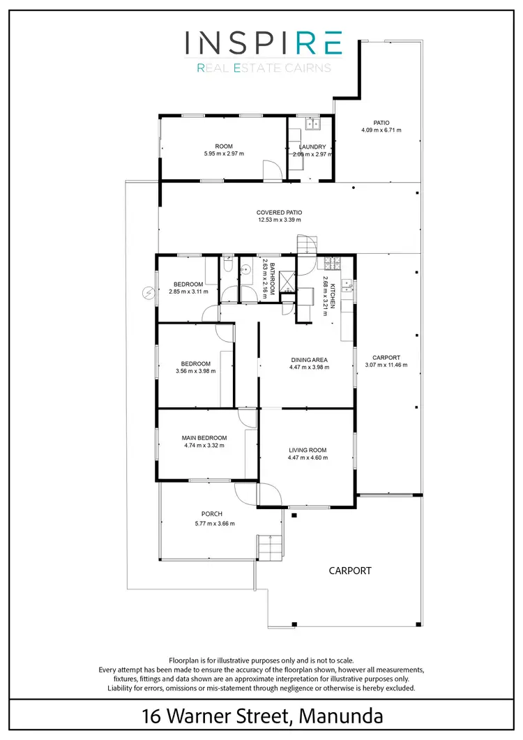Floorplan of Homely house listing, 16 Warner Street, Manunda QLD 4870
