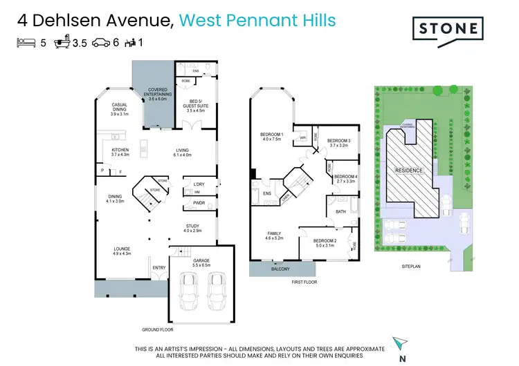 Floorplan of Homely house listing, 4 Dehlsen Avenue, West Pennant Hills NSW 2125