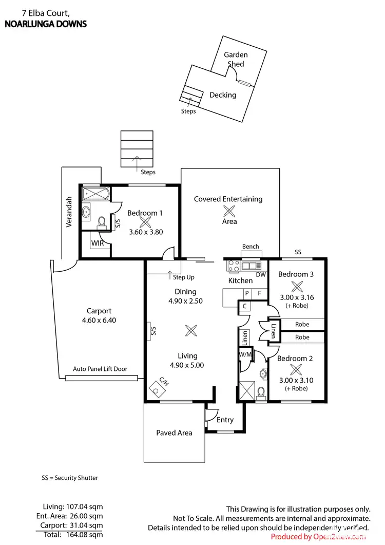 Floorplan of Homely house listing, 7 Elba Court, Noarlunga Downs SA 5168