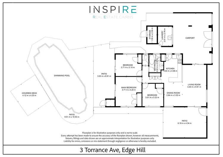 Floorplan of Homely house listing, 3 Torrance Avenue, Edge Hill QLD 4870