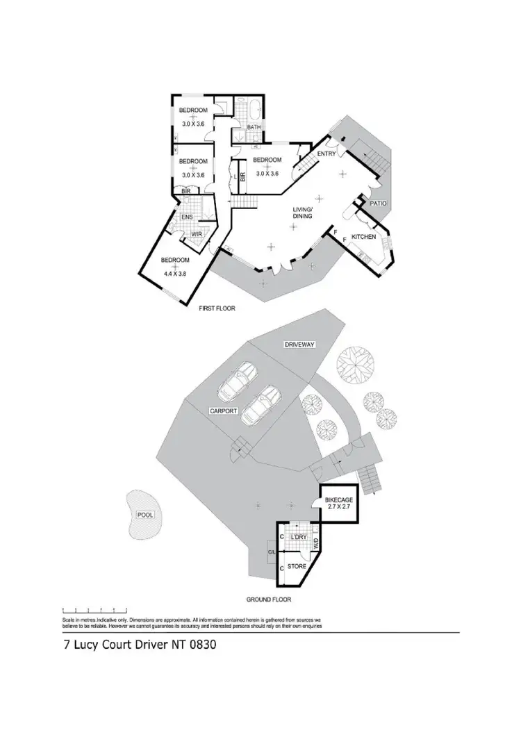 Floorplan of Homely house listing, 7 Lucy Court, Driver NT 830