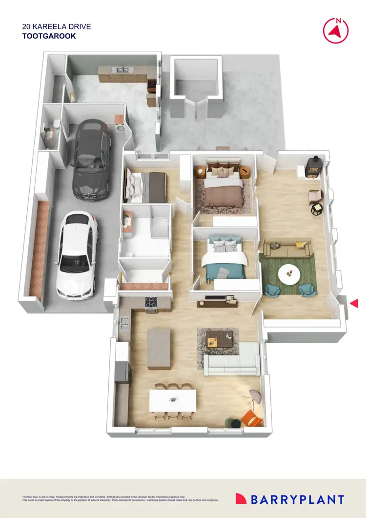 Floorplan of Homely house listing, 20 Kareela Drive, Tootgarook VIC 3941