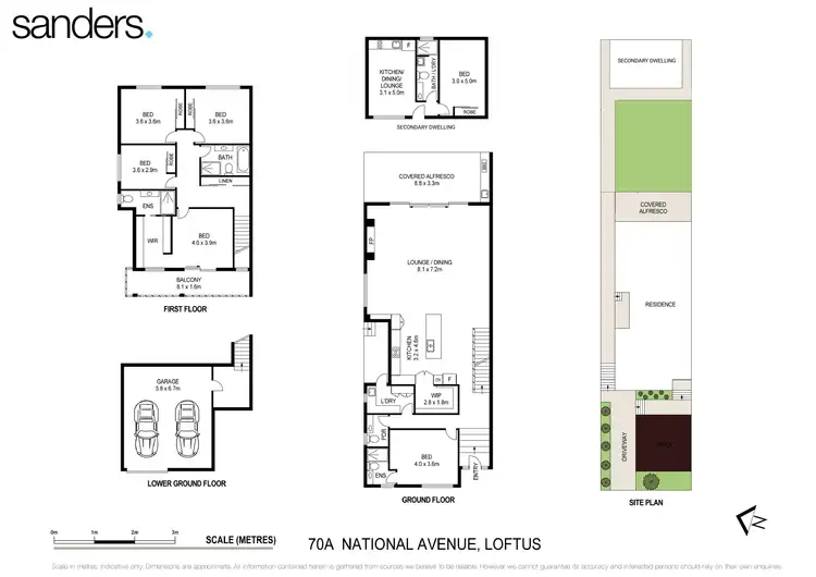 Floorplan of Homely semi-detached listing, 70A National Avenue, Loftus NSW 2232
