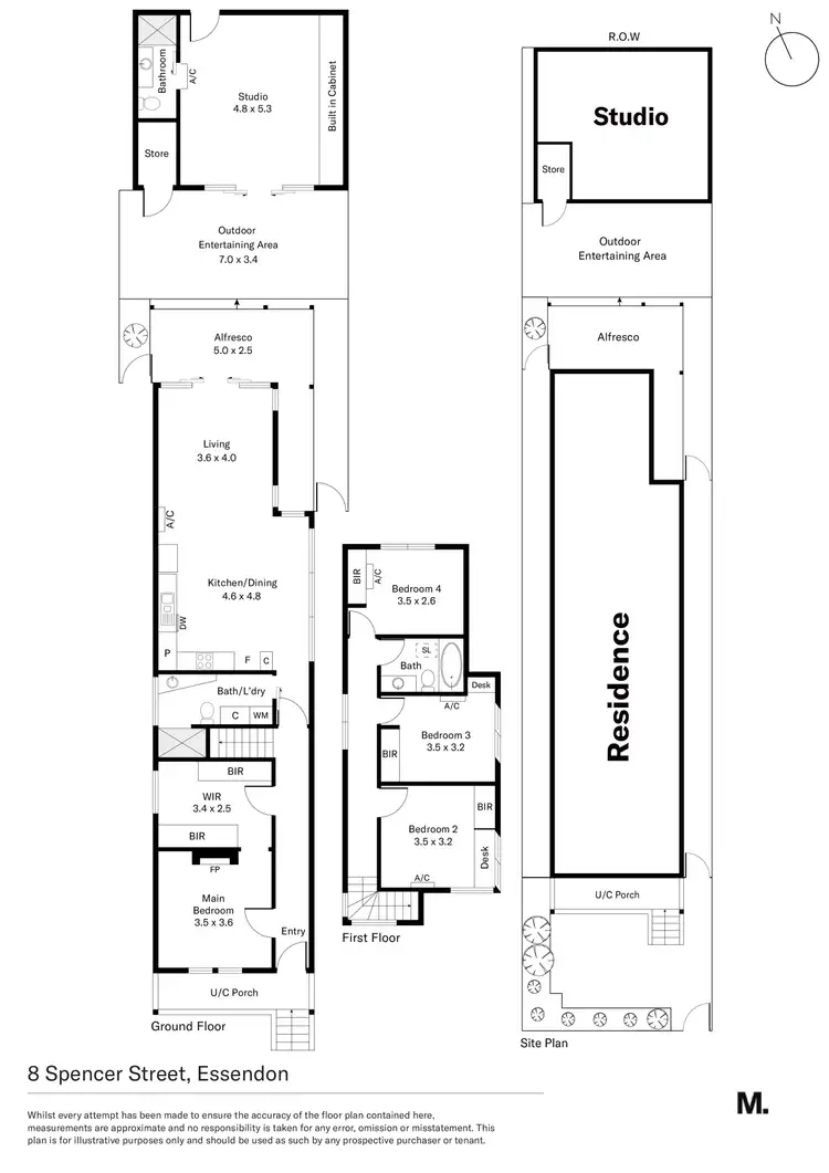 Floorplan of Homely house listing, 8 Spencer Street, Essendon VIC 3040