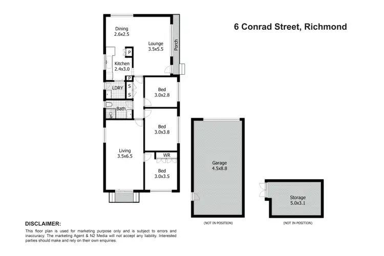 Floorplan of Homely house listing, 6 Conrad Street, Richmond NSW 2753