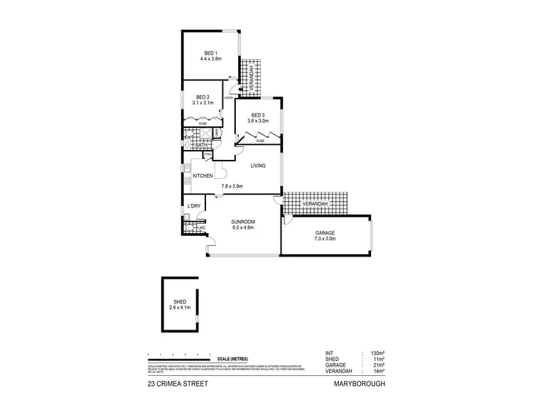 Floorplan of Homely house listing, 23 Crimea Street, Maryborough VIC 3465