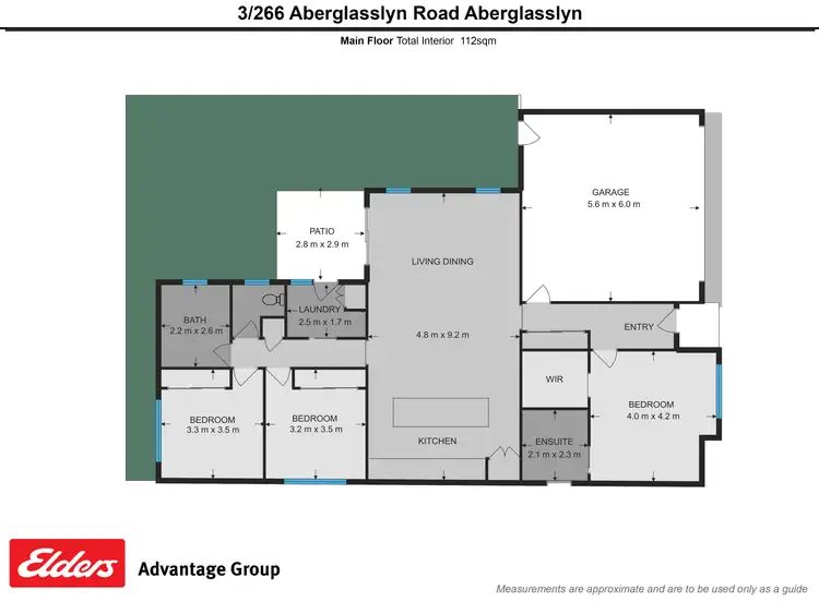 Floorplan of Homely unit listing, 3/266 Aberglasslyn Road, Aberglasslyn NSW 2320