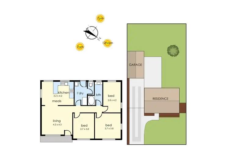 Floorplan of Homely house listing, 33 Armata Crescent, Frankston North VIC 3200