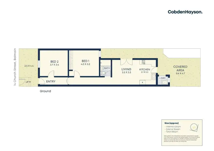 Floorplan of Homely house listing, 14 Church Street, Balmain NSW 2041