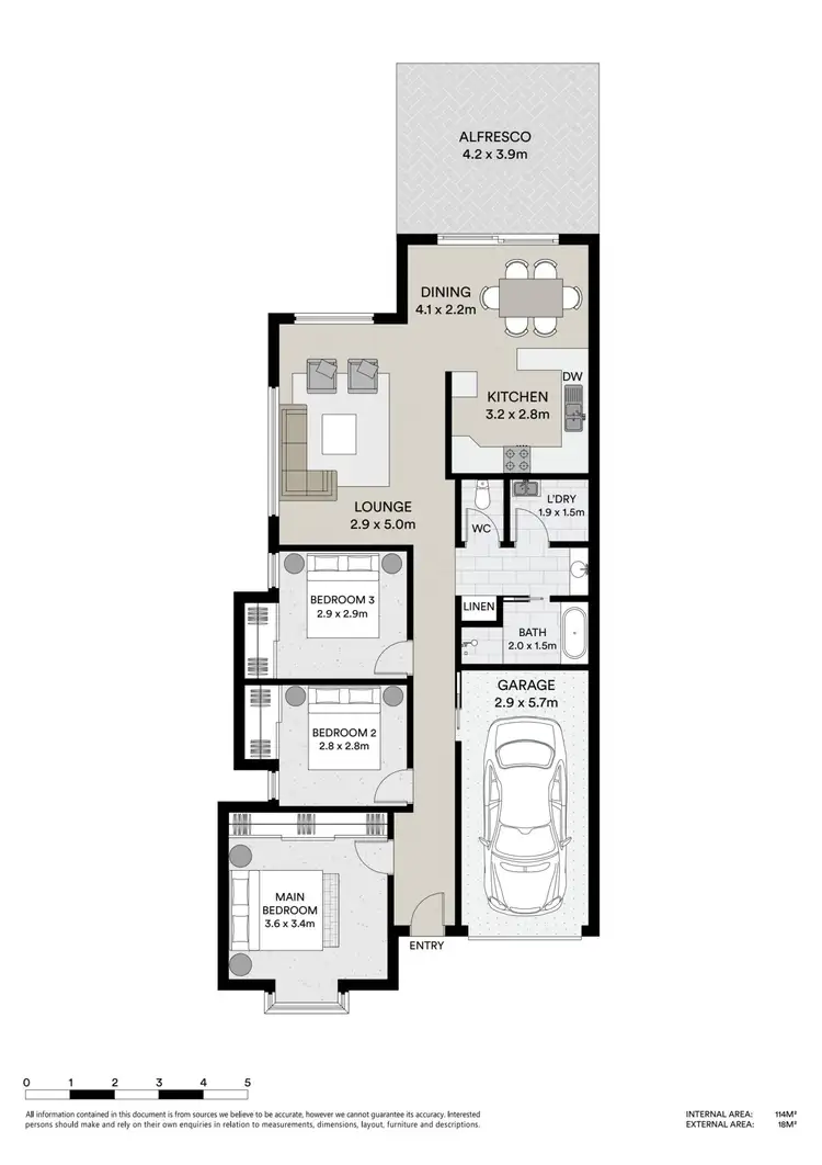 Floorplan of Homely semi-detached listing, 1/21 Compass Close, Salamander Bay NSW 2317