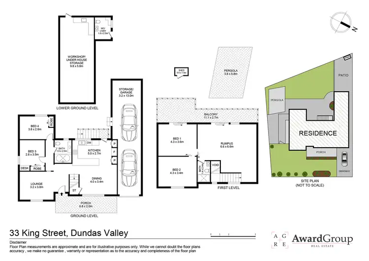 Floorplan of Homely house listing, 33 King Street, Dundas Valley NSW 2117