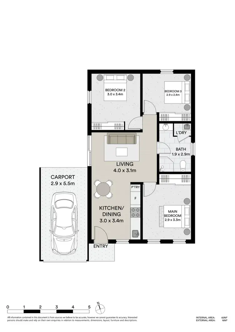 Floorplan of Homely villa listing, 11/22 Landa Street, Lithgow NSW 2790
