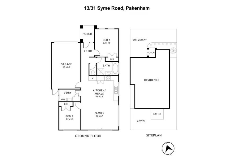Floorplan of Homely house listing, 13/31 Syme Road, Pakenham VIC 3810