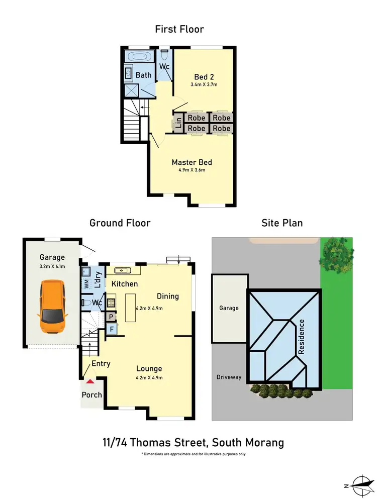 Floorplan of Homely house listing, 11/74 Thomas Street, South Morang VIC 3752