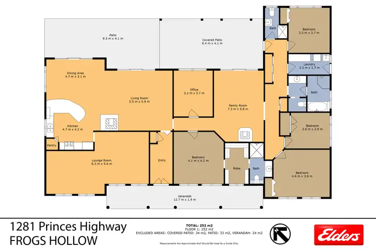 Floorplan of Homely rural property listing, 1281 Princes Highway, Frogs Hollow NSW 2550