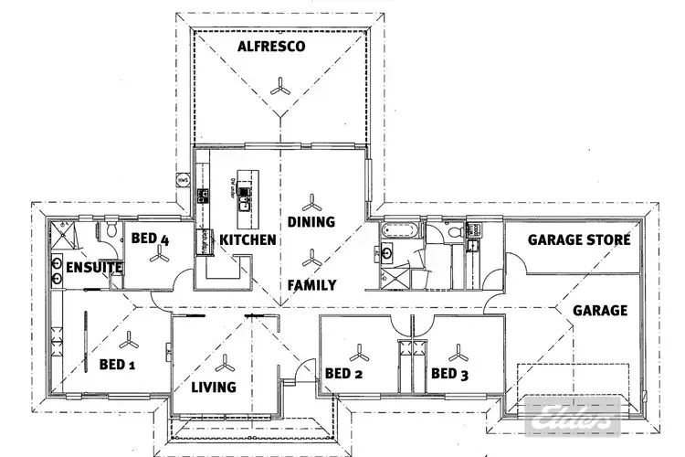 Floorplan of Homely house listing, 43 Friesian Court, Chatsworth QLD 4570
