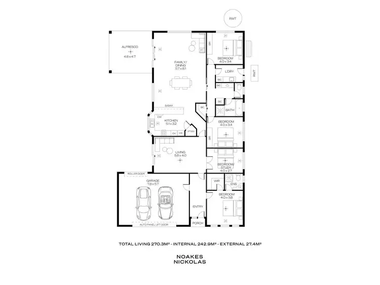 Floorplan of Homely house listing, 51 Patricia Avenue, Camden Park SA 5038