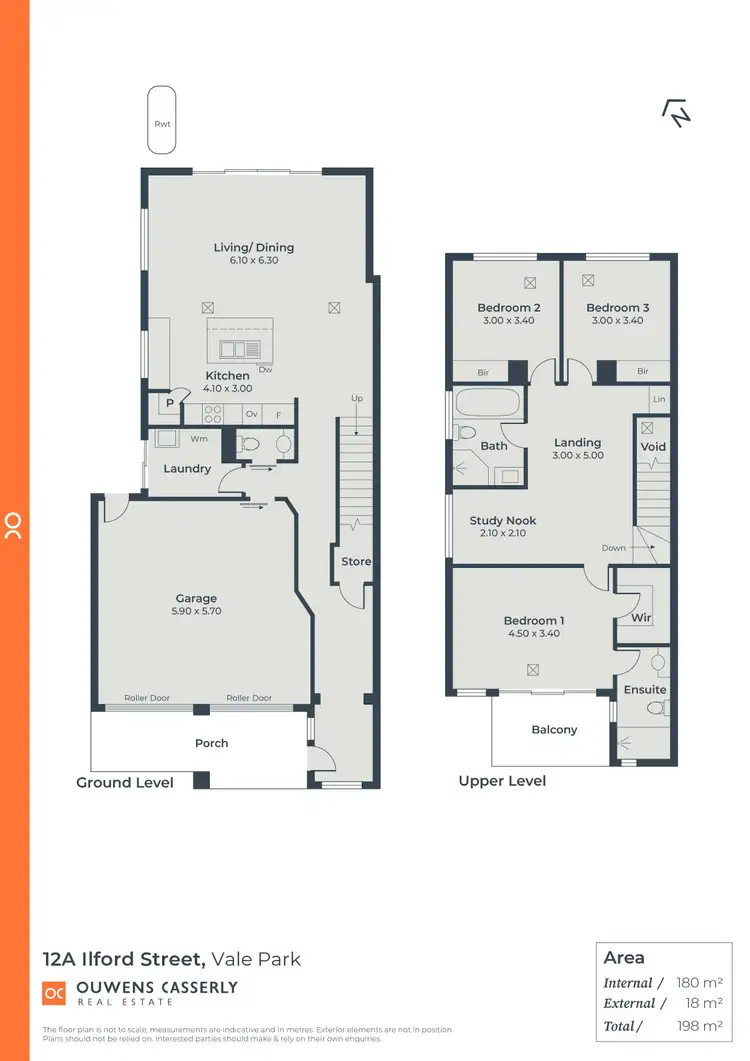 Floorplan of Homely house listing, 12A Ilford Street, Vale Park SA 5081