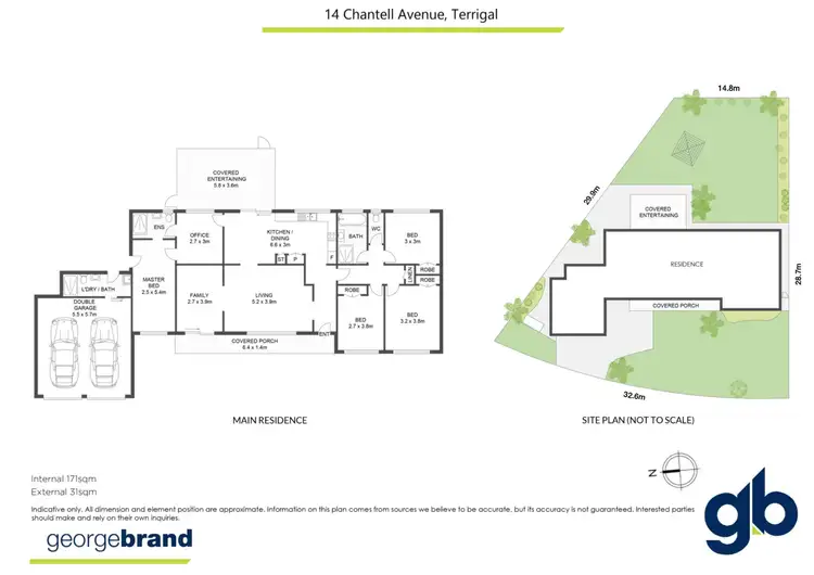 Floorplan of Homely house listing, 14 Chantell Avenue, Terrigal NSW 2260