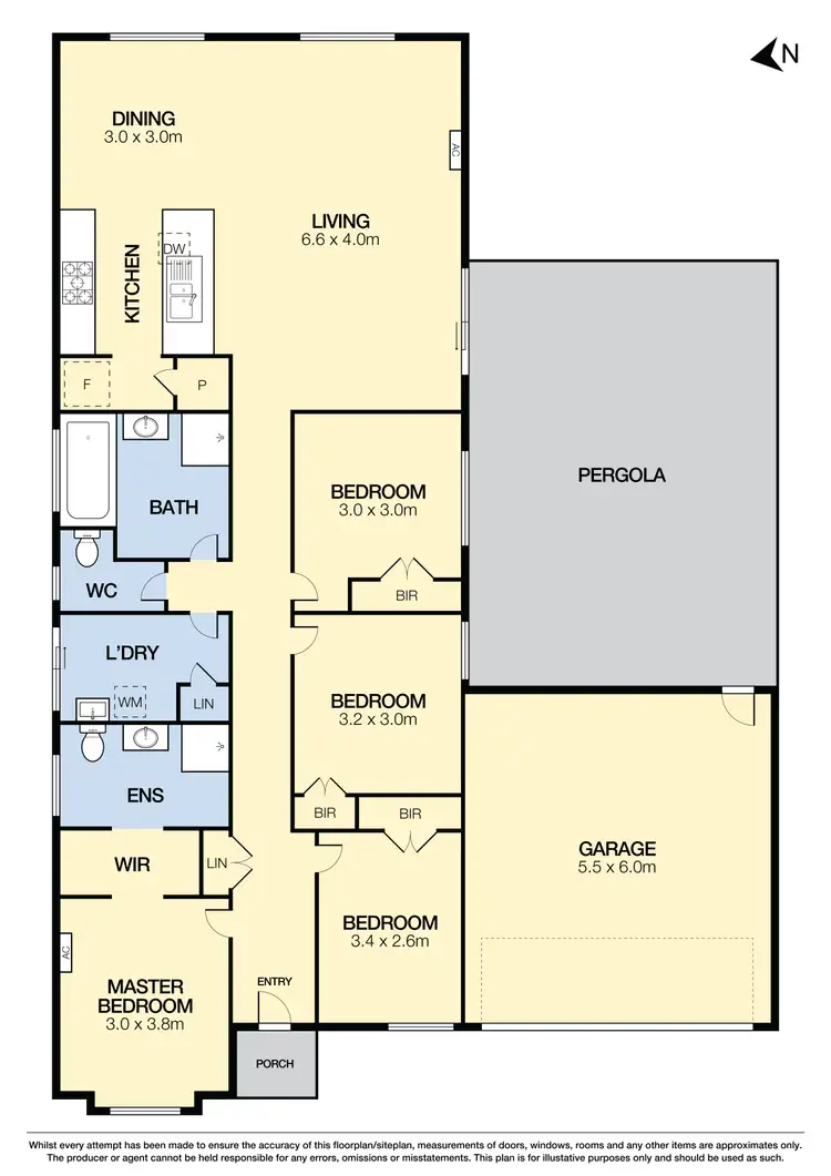 Floorplan of Homely house listing, 66 Moondani Avenue, St Albans VIC 3021