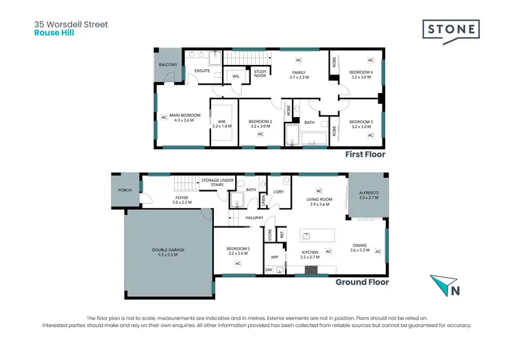 Floorplan of Homely house listing, 35 Worsdell Street, Rouse Hill NSW 2155