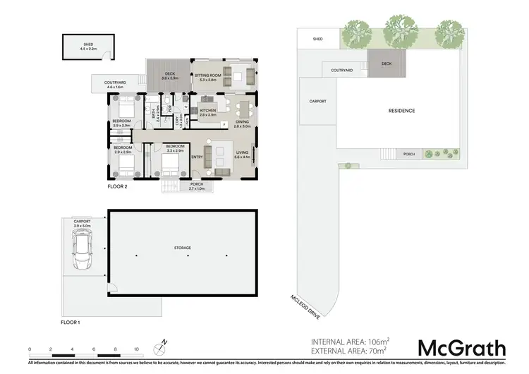 Floorplan of Homely house listing, 50B McLeod Drive, Scotts Head NSW 2447