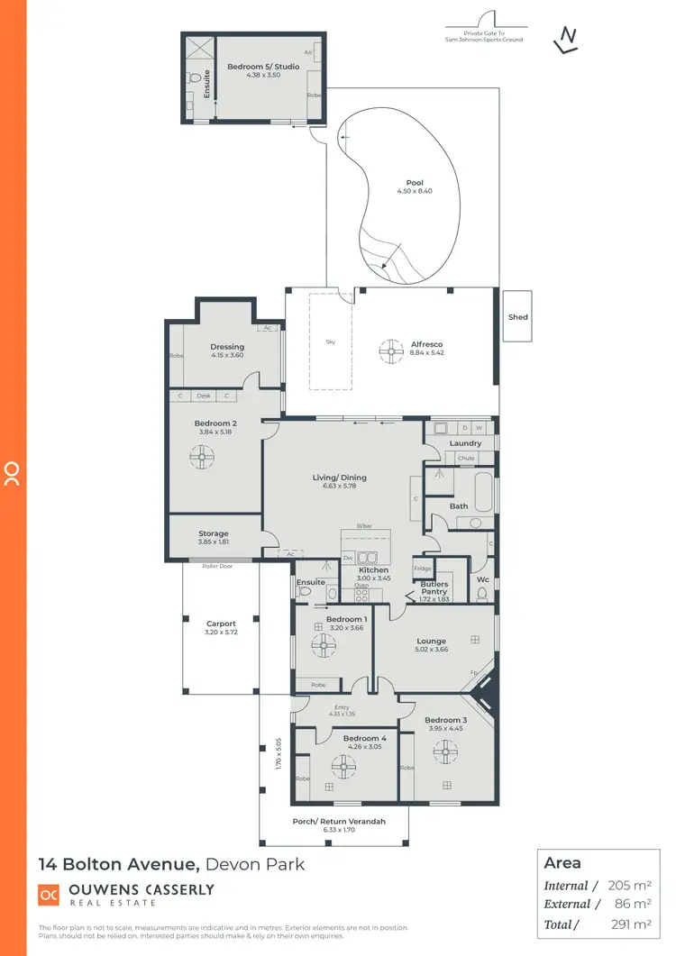 Floorplan of Homely house listing, 14 Bolton Avenue, Devon Park SA 5008