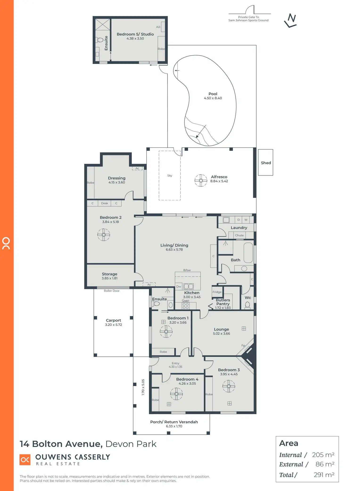 Floorplan of Homely house listing, 14 Bolton Avenue, Devon Park SA 5008